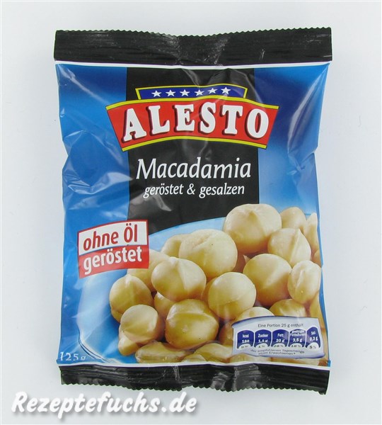 Alesto Macadamia geröstet & gesalzen (Lidl)