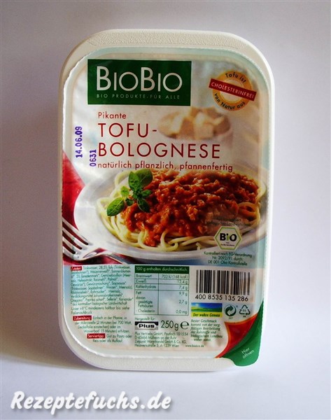 BioBio Tofu Bolognese
