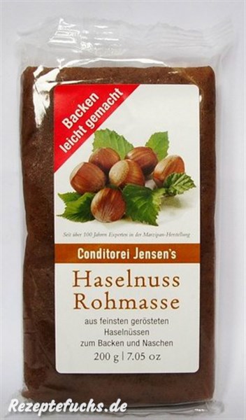 Conditorei Jensen's Haselnuss Rohmasse