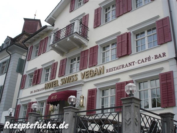 Hotel Swiss Vegan außen