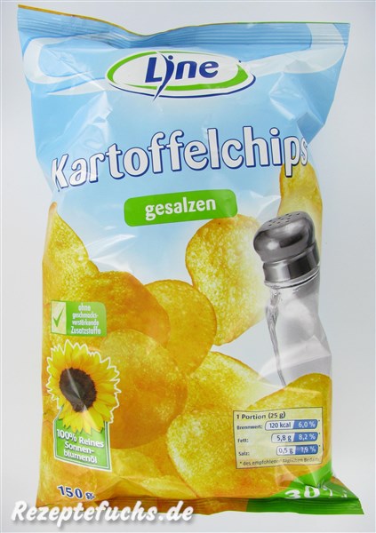 Line Kartoffelchips gesalzen