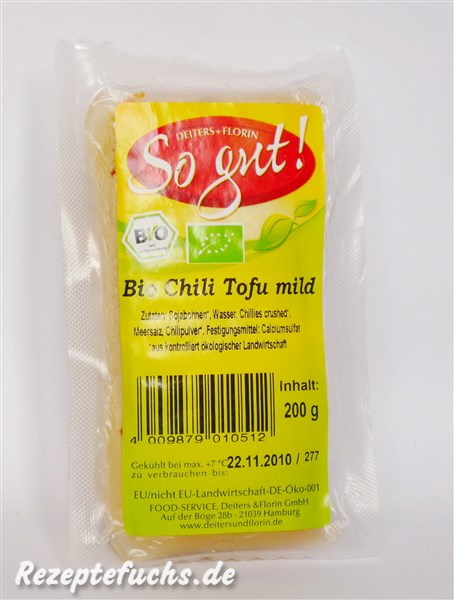 So gut! Bio Chili Tofu mild
