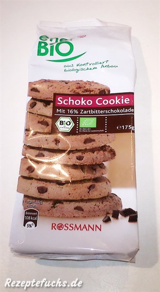 enerBio Schoko Cookie mit 16% Zartbitterschokolade