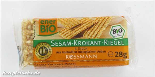 ener Bio Sesam-Krokant-Riegel