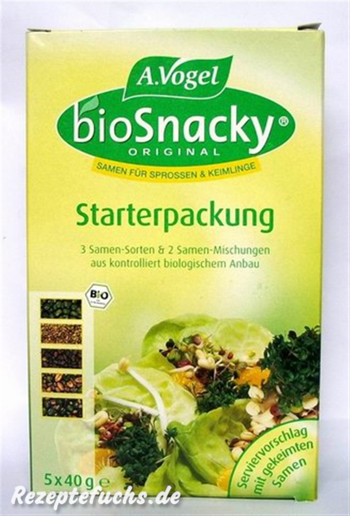 A. Vogel bio Snacky Starterpackung Sprossen Keimlinge