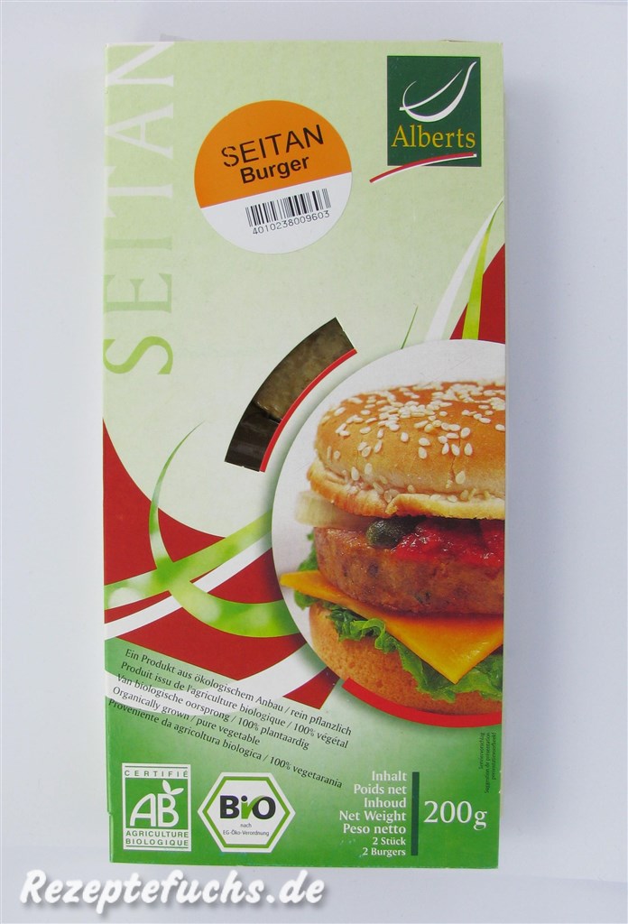 Alberts Seitan Burger