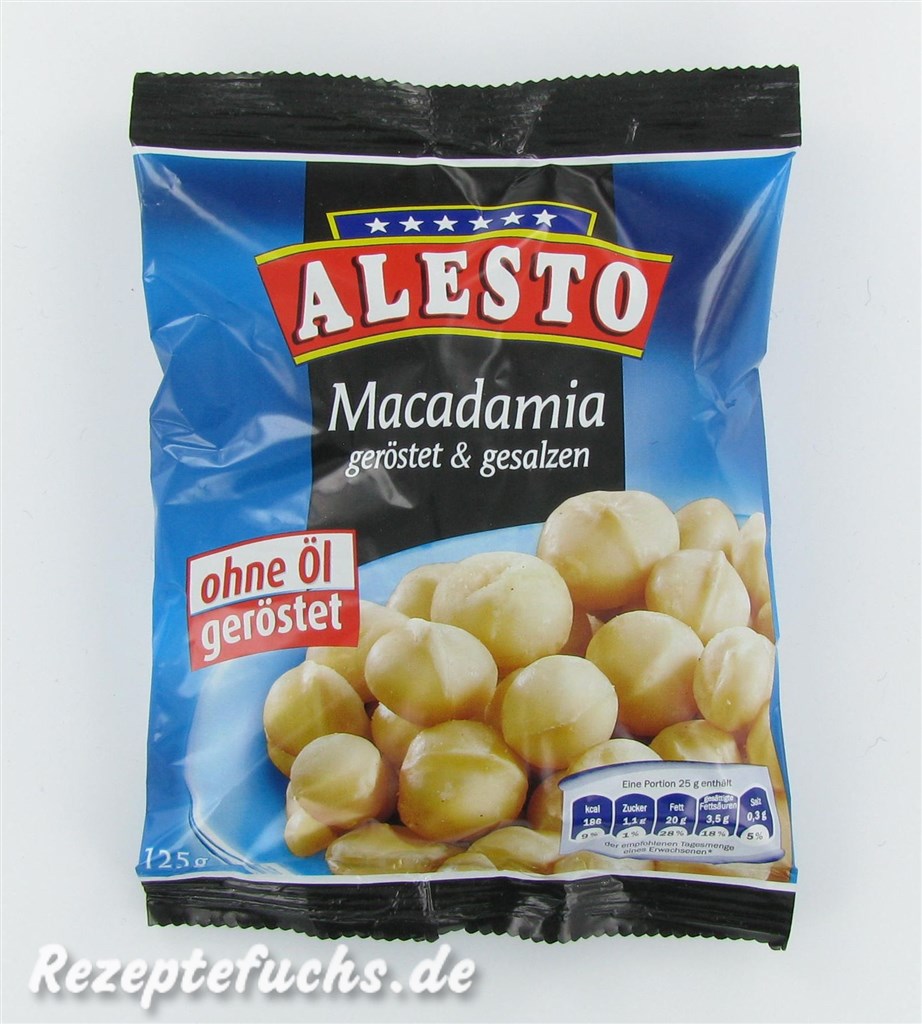 Alesto Macadamia geröstet & gesalzen (Lidl)