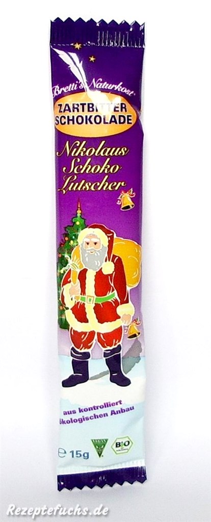 Bretti's Naturkost Nikolaus Schoko Lutscher