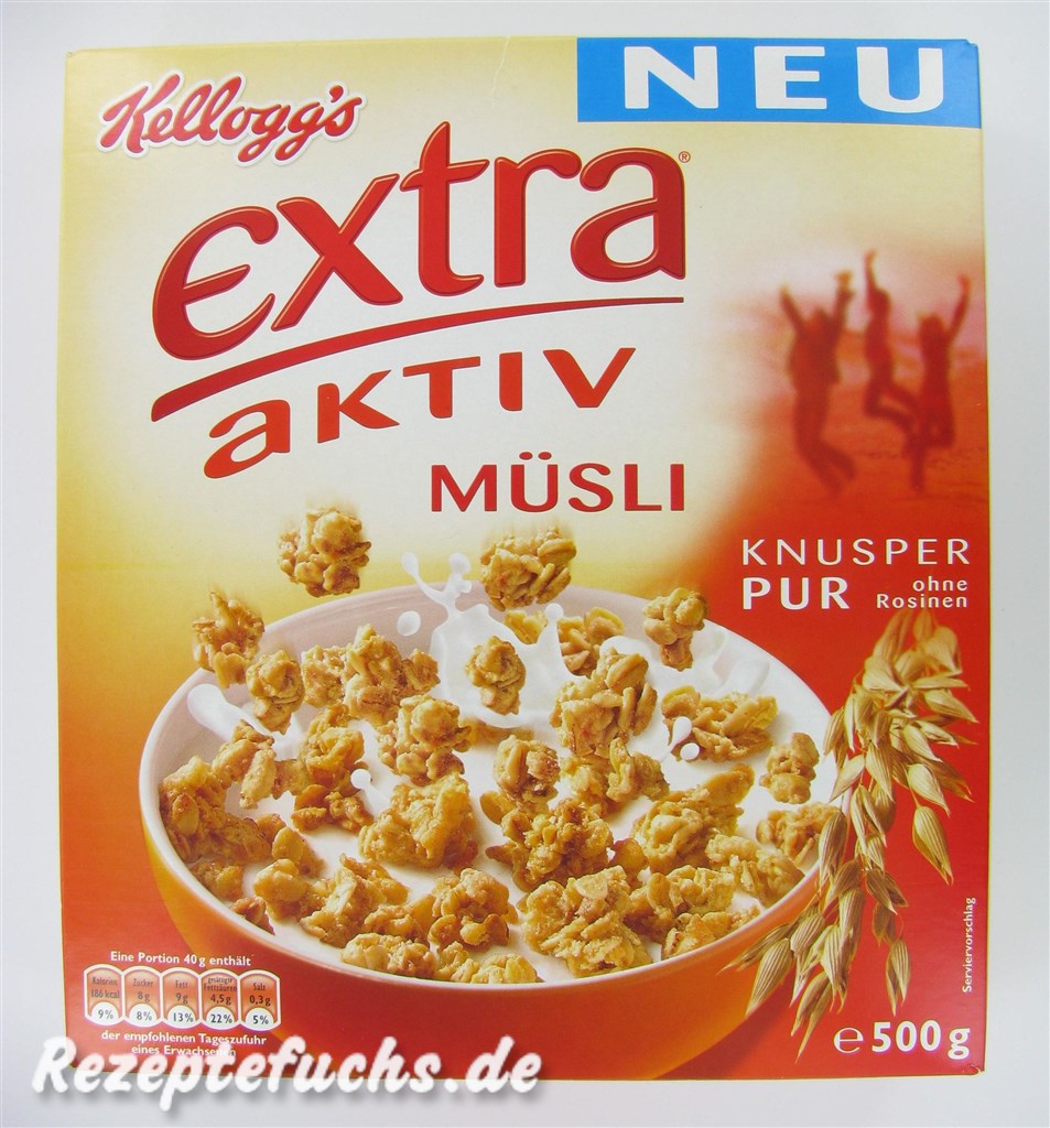 Kellogg's extra aktiv Müsli (Knuspermüsli)