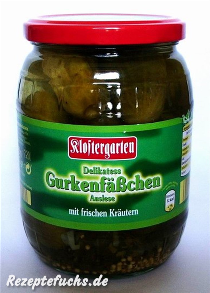 Klostergarten Delikatess Gurkenfässchen