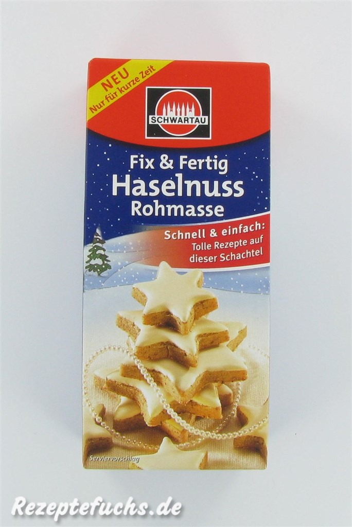 Schwartau Haselnuss Rohmasse