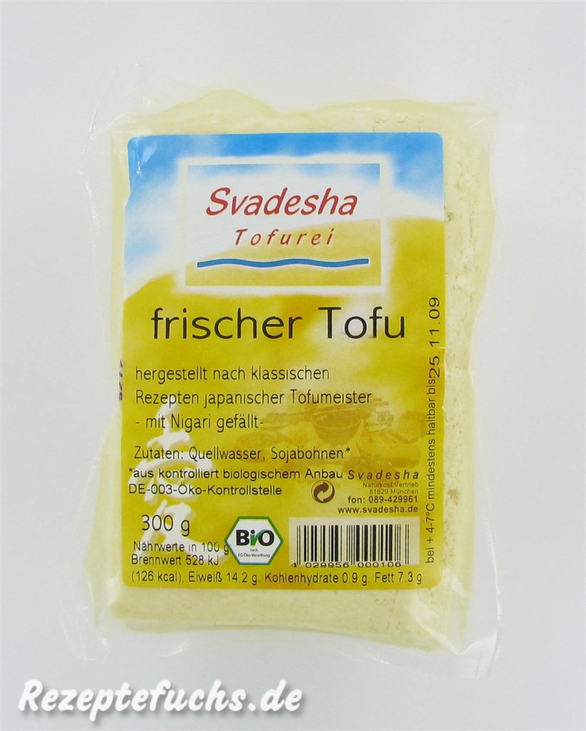 Svadesha frischer Tofu