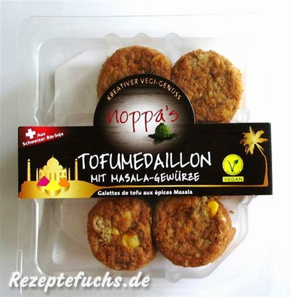 noppa's Tofumedailon mit Masala-Gewürze