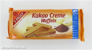 3 Pauly Kakao Creme Waffeln