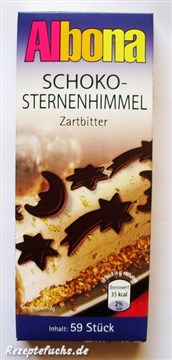 Albona Schoko-Sternenhimmel Zartbitter