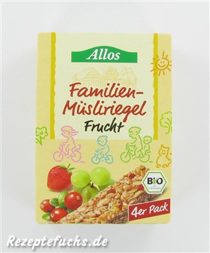 Allos Familien-Müsliriegel Frucht