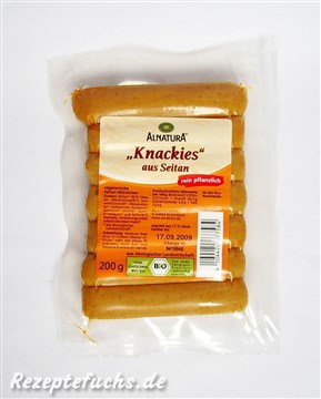 Alnatura "Knackies" aus Seitan