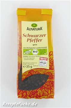 Alnatura Schwarzer Pfeffer (Pfefferkörner)
