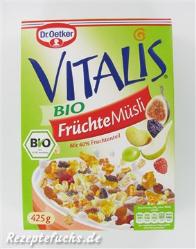 Dr. Oetker Vitalis Bio Früchte Müsli