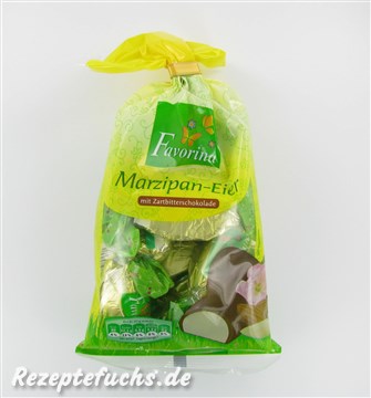 Favorina Marzipan-Eier mit Zartbitterschokolade