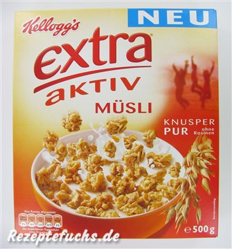Kellogg's extra aktiv Müsli (Knuspermüsli)