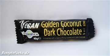 Organica Golden Coconut & Dark Chocolat Bar (Riegel)