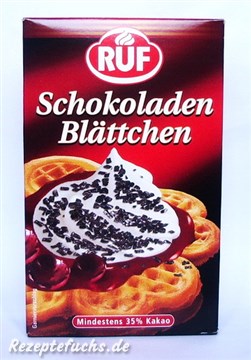 RUF Schokoladen Blättchen