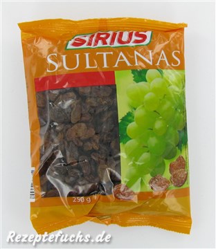 Sirius Sultanas (ungeschwefelte Sultaninen)