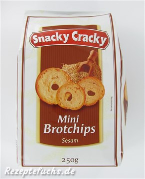 Snacky Cracky Mini Brotchips Sesam (Lidl)