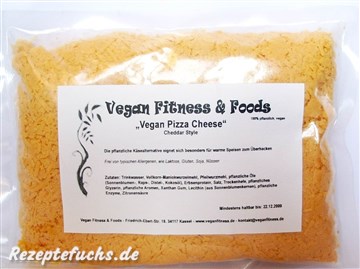 Vegan Pizza Cheese Cheddar Style