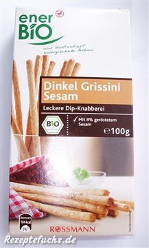 enerBiO Dinkel Grissini Sesam