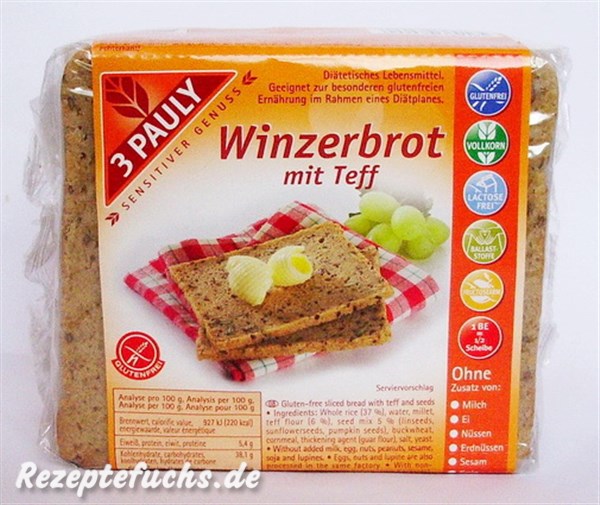 3 Pauly Winzerbrot mit Teff