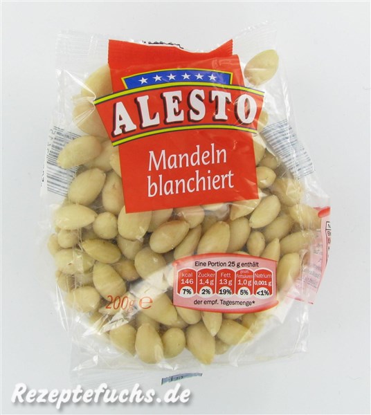 Alesto Mandeln blanchiert (Lidl)