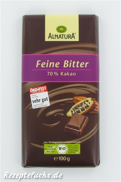 Alnatura Feine Bitter Zartbitterschokolade