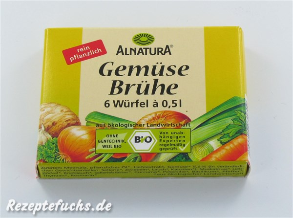 Alnatura Gemüse Brühe Würfel
