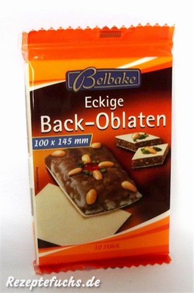 Belbake Eckige Backoblaten
