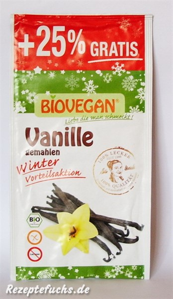 Bio Vegan Vanille gemahlen