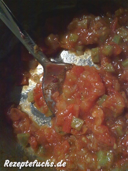 Burgersoße mit Tomate und Paprika