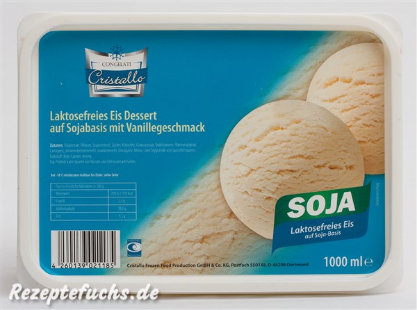 Cristallo Soja Lactosefreies Eis