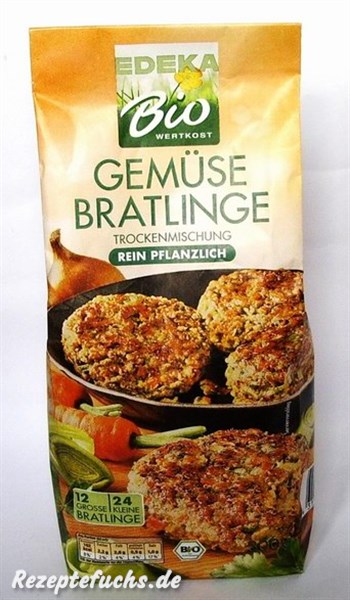 Edeka Bio Wertkost Gemüse Bratlinge Trockenmischung