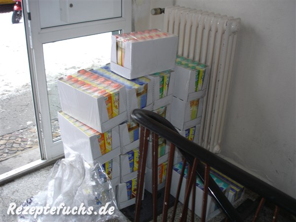 Einige Sponsoren meinten es sehr gut mit uns...