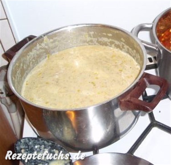 Hack-Lauch-Käsesuppe