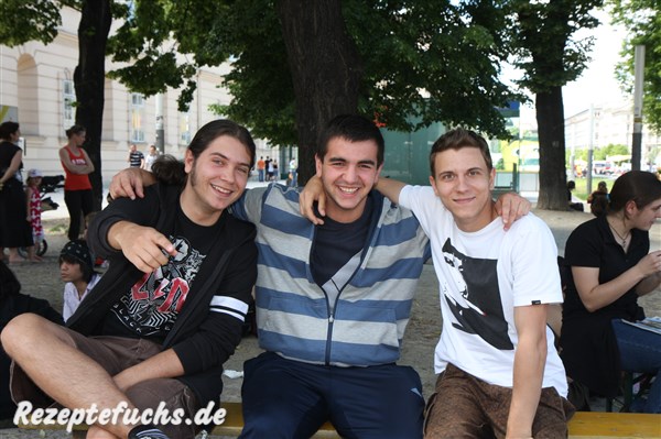 Jungs, die fotografiert werden wollten