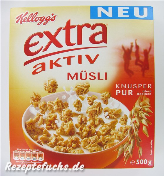 Kellogg's extra aktiv Müsli (Knuspermüsli)
