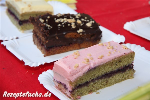 Kuchen in Pink