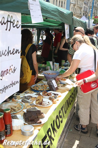 Leckereien am vegan.at-Stand