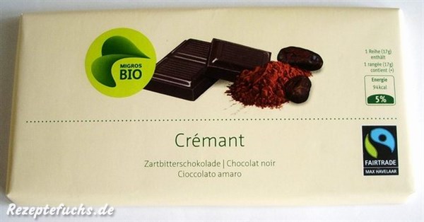 Migros BIO Zartbitterschokolade