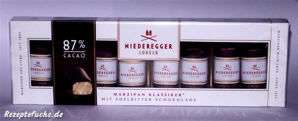 Niederegger Marzipan Klassiker mit Edelbitter-Schokolade 87% Kakao