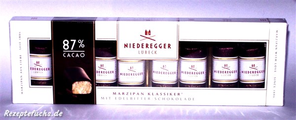 Niederegger Marzipan Klassiker mit Edelbitter-Schokolade 87% Kakao