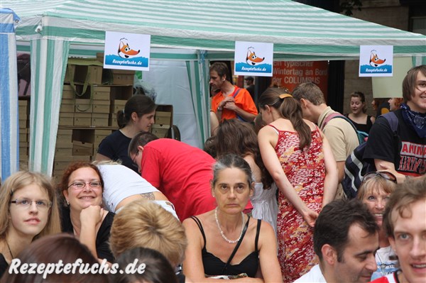 Noch mehr Schoko-Tester am Rezeptefuchs-Stand